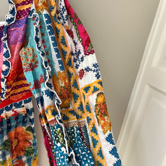 🦋FARM RIO SUMMER STITCHES ROMPER M - Picture 4 of 6